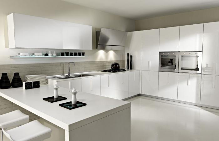 Белая кухня – универсальное решение для разных стилей
